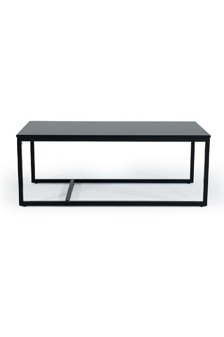   Rectangular Black Marble Coffee Table | Oroa.com