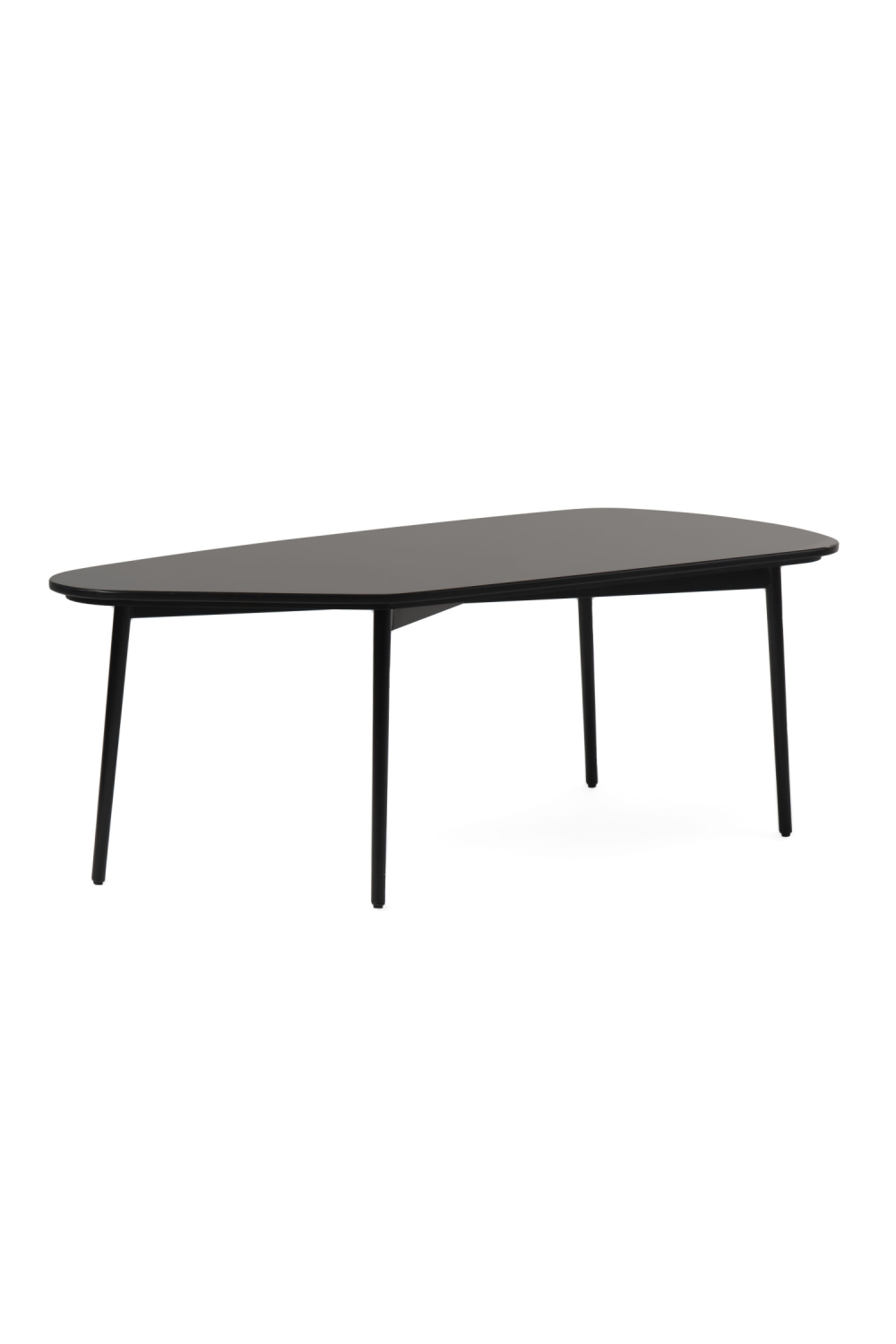   Black Marble Free-form Coffee Table | Oroa.com