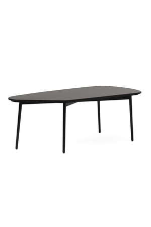   Black Marble Free-form Coffee Table | Oroa.com