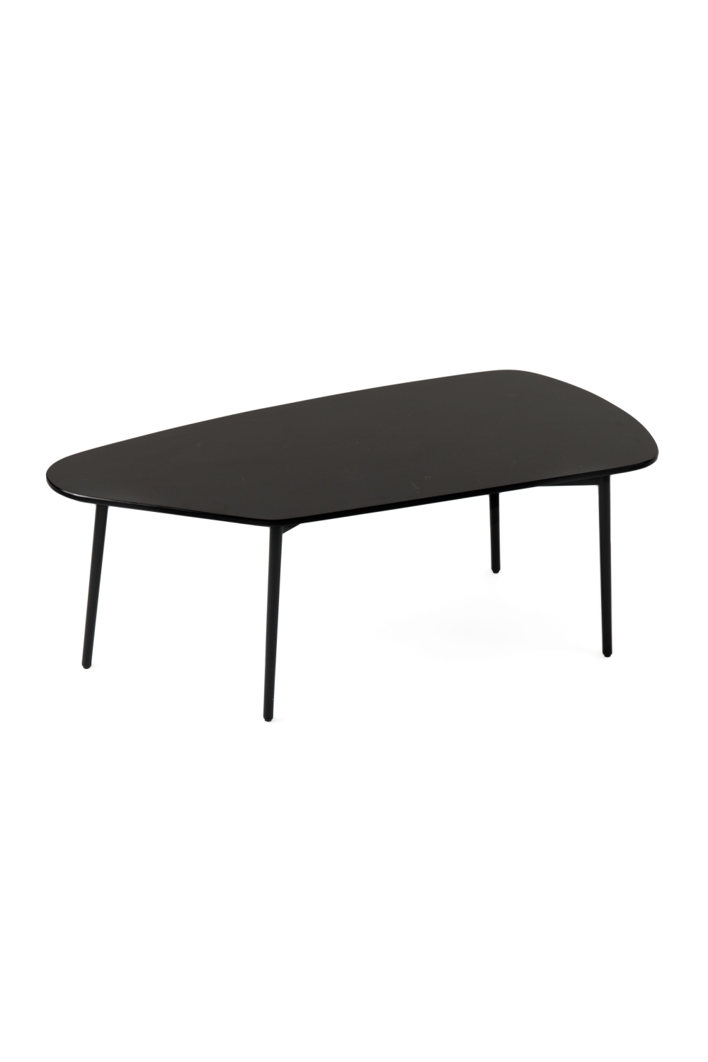   Black Marble Free-form Coffee Table | Oroa.com