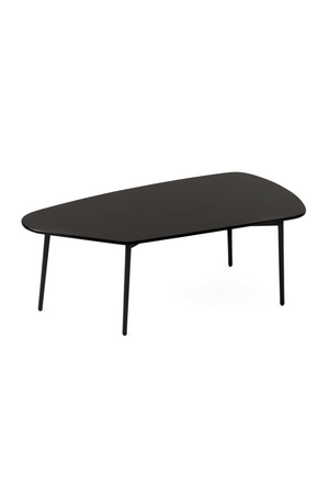   Black Marble Free-form Coffee Table | Oroa.com