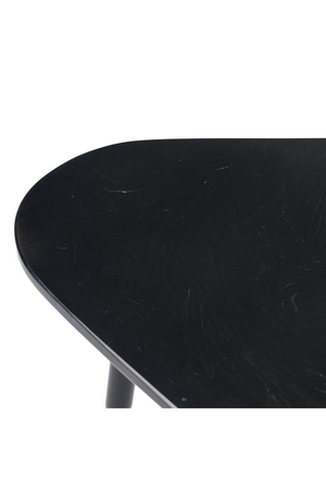   Black Marble Free-form Coffee Table | Oroa.com