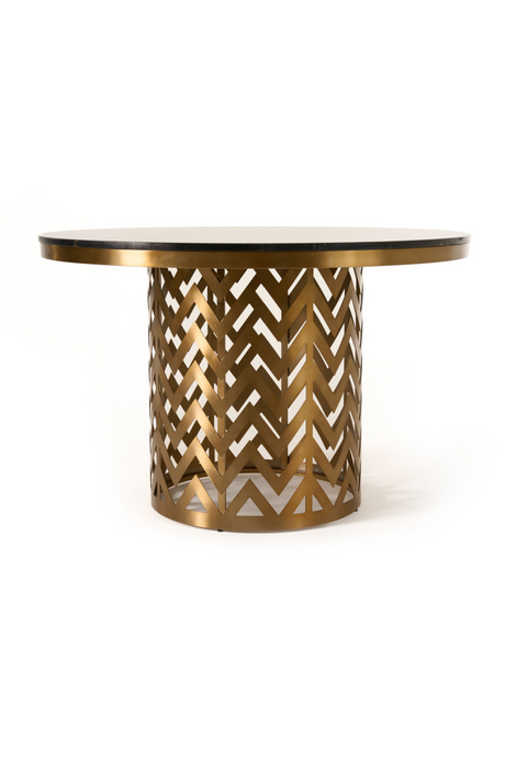   Gold Base Dining Table | Oroa.com