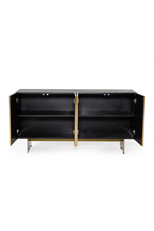   Gold Chevron Sideboard | Oroa.com