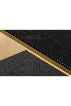   Gold Chevron Sideboard | Oroa.com