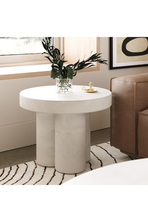  Concrete Round Coffee Table | Oroa.com