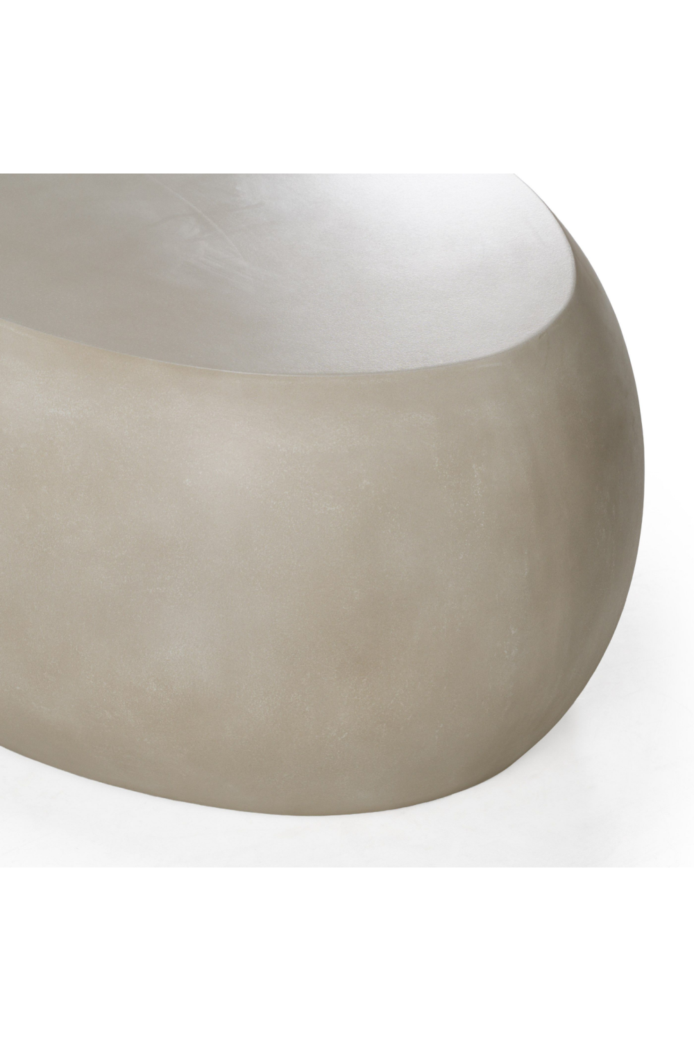   Oval Concrete Coffee Table | Oroa.com