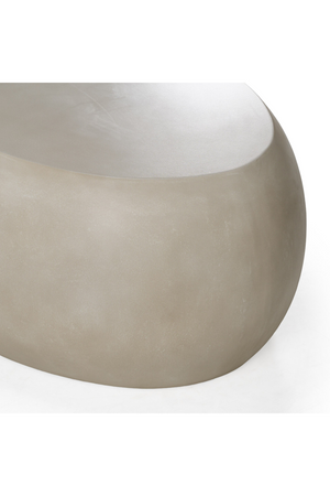   Oval Concrete Coffee Table | Oroa.com