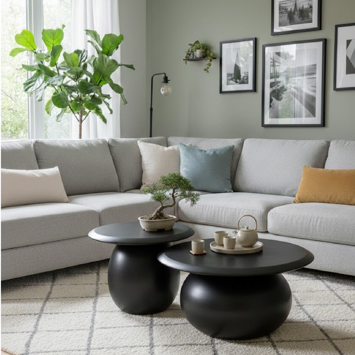   Concrete Nesting Coffee Tables (2) | Oroa.com