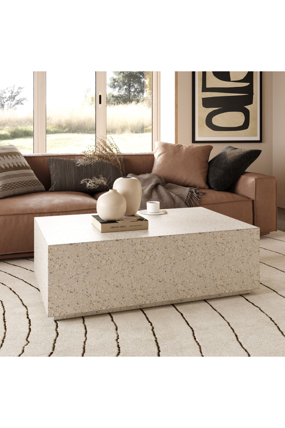   Terrazzo Concrete Coffee Table | Oroa.com