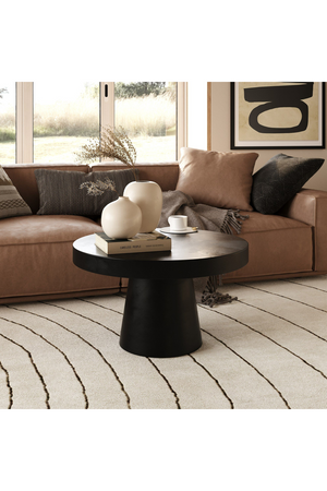   Concrete Pedestal Coffee Table | Oroa.com