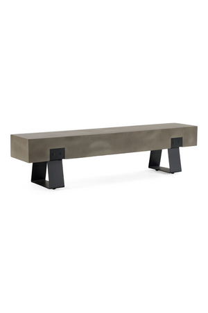   Gray Concrete Bench | Oroa.com
