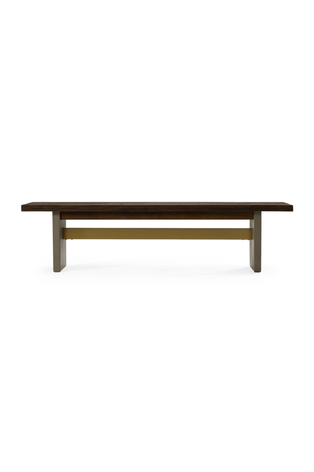   Gray Concrete Dining Bench | Oroa.com