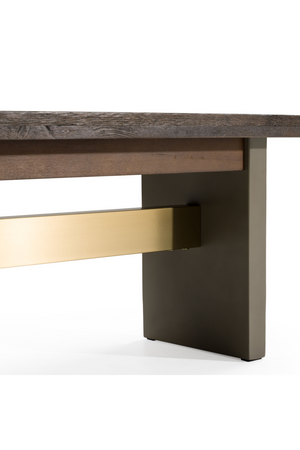   Gray Concrete Dining Bench | Oroa.com