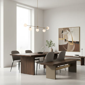   Gray Concrete Dining Bench | Oroa.com