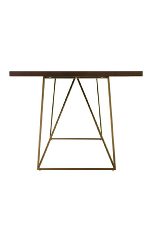   Antique Brass Legged Dining Table | Oroa.com