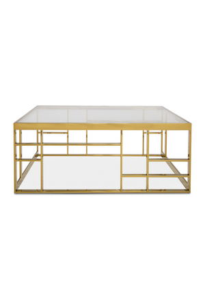   Glass Square Coffee Table | Oroa.com