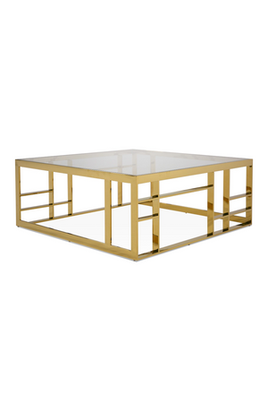   Glass Square Coffee Table | Oroa.com
