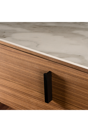   5-Drawer Walnut Chest | Oroa.com