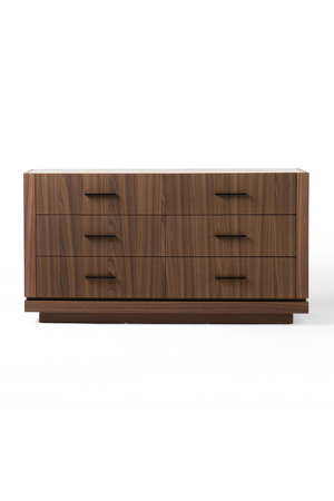   6-Drawer Walnut Dresser | Oroa.com