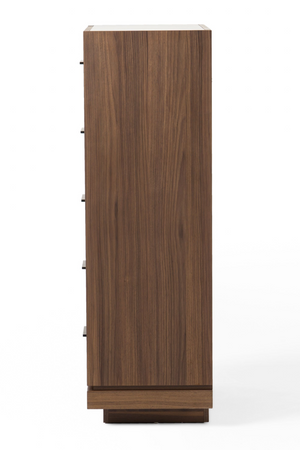   5-Drawer Walnut Chest | Oroa.com