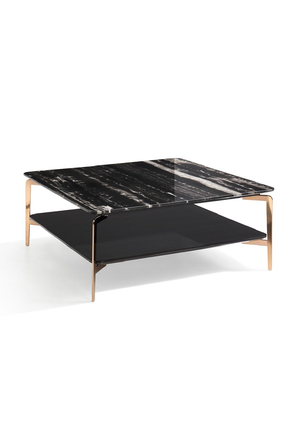   Black Marble Square Coffee Table | Oroa.com