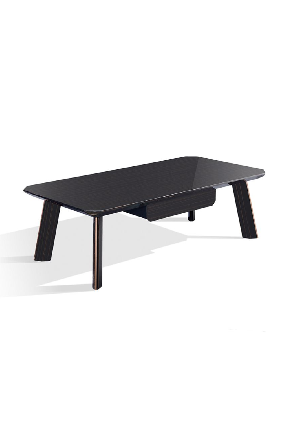   1-Drawer Ebony Coffee Table | Oroa.com