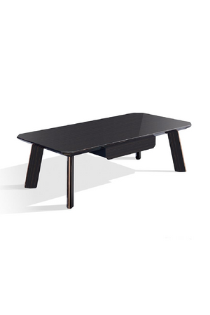   1-Drawer Ebony Coffee Table | Oroa.com