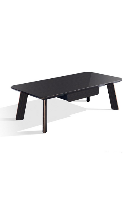   1-Drawer Ebony Coffee Table | Oroa.com