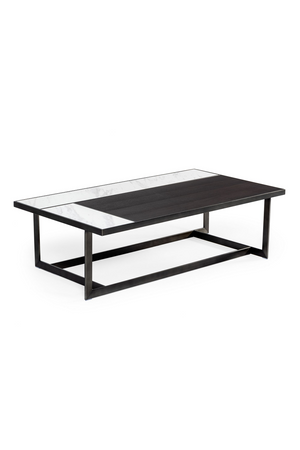   Gray Walnut Marble Coffee Table | Oroa.com