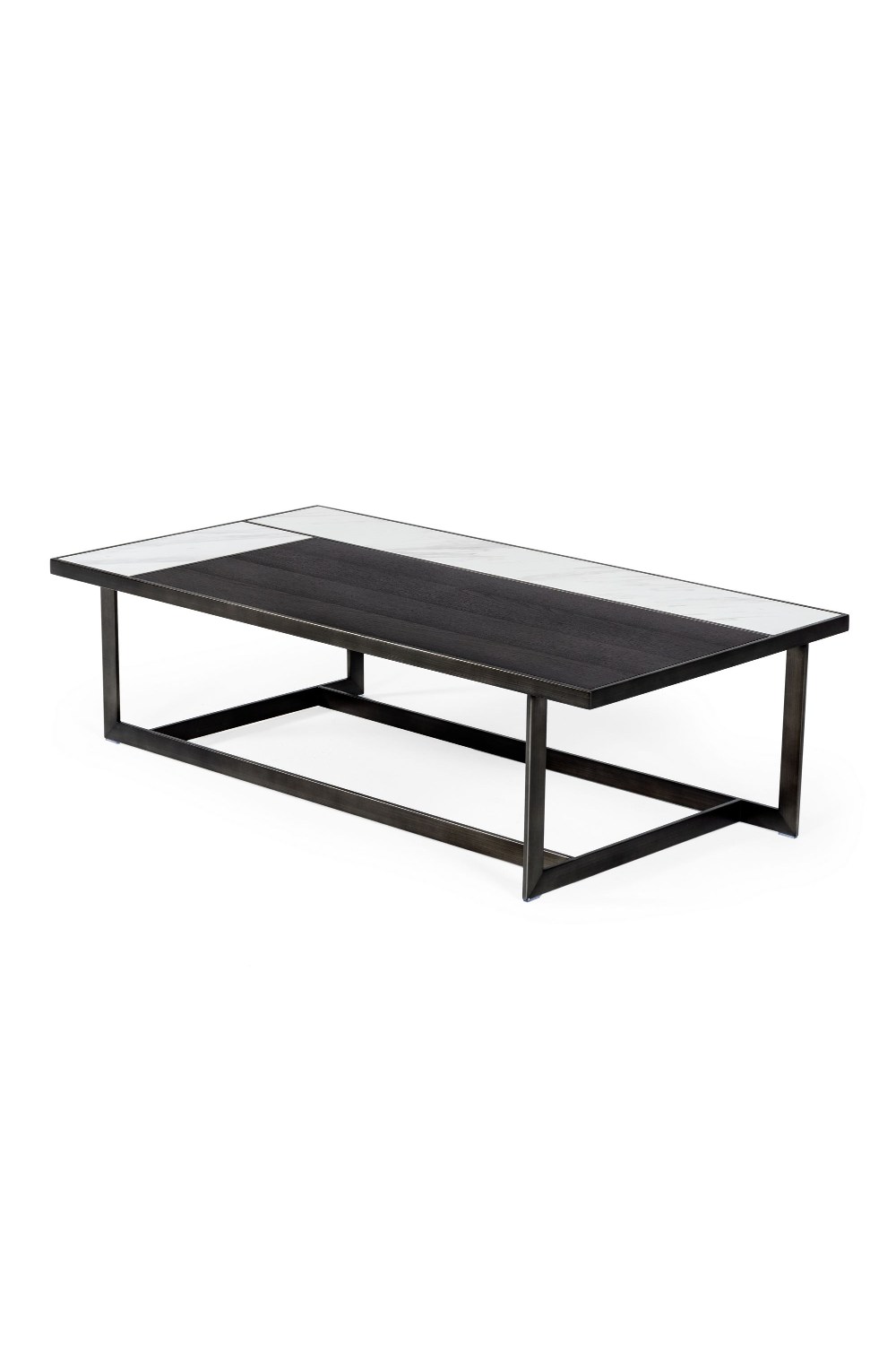   Gray Walnut Marble Coffee Table | Oroa.com
