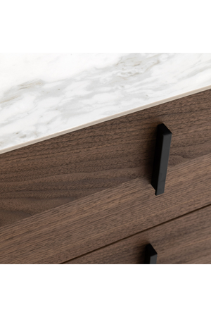   Walnut Veneer 3-Drawer Dresser | Oroa.com