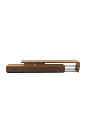   Walnut Veneer 4-Drawer TV Stand | Oroa.com