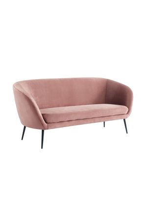   Pink Sloped-Arm Sofa | Oroa.com