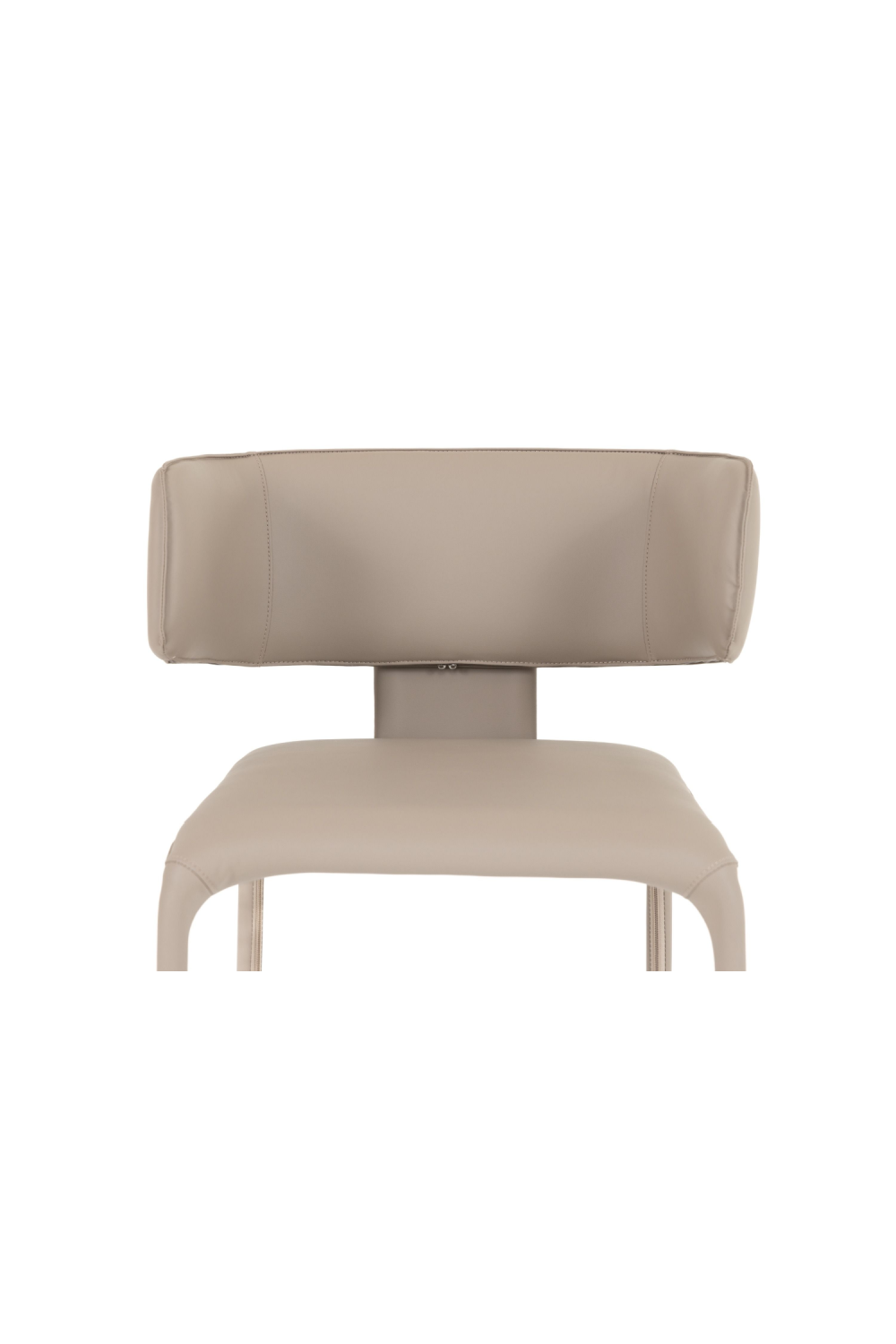   Contoured-Back Vegan Leather Dining Chair | Oroa.com