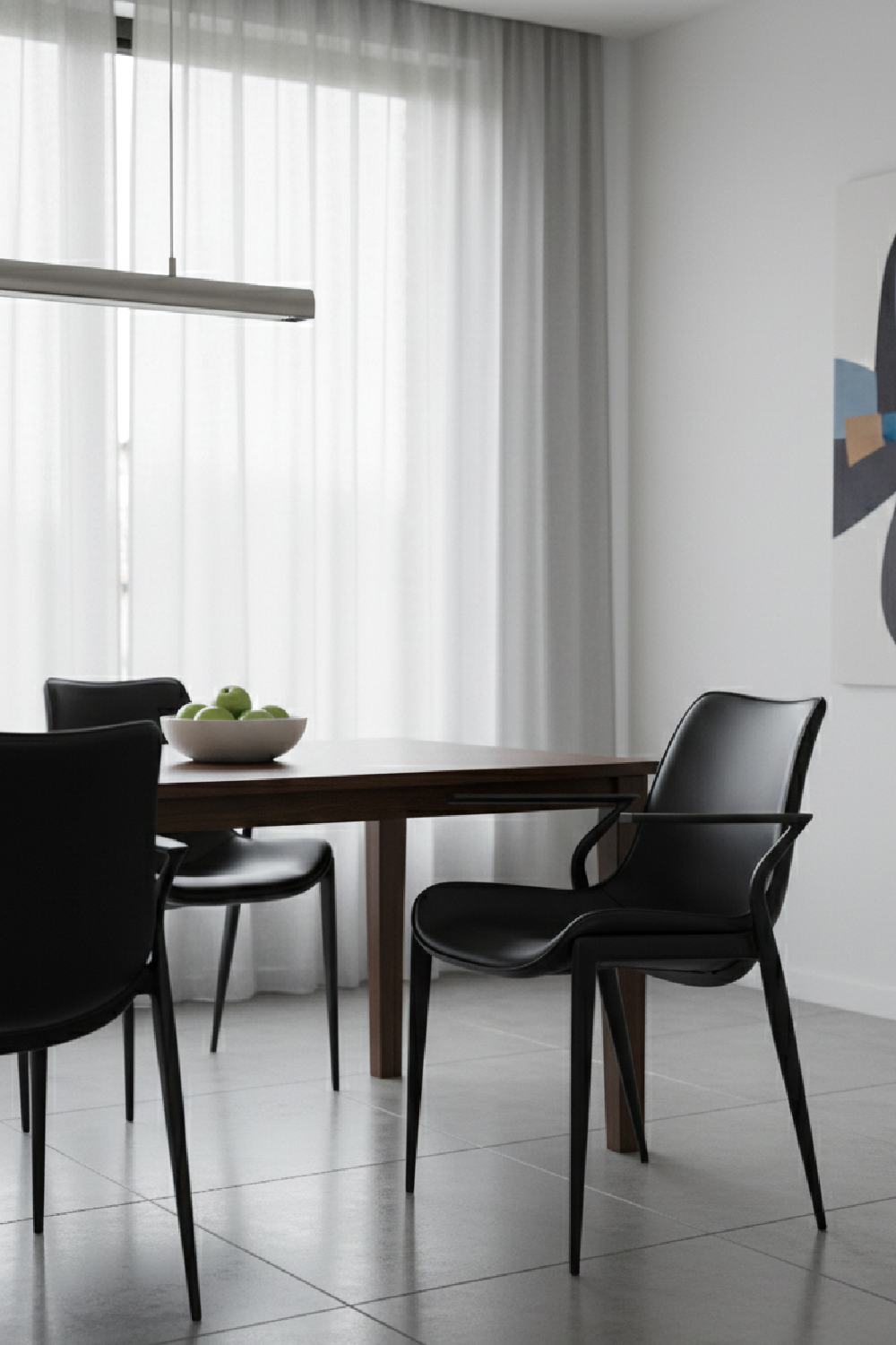   Vegan Leather Dining Chair Set (2) | Oroa.com