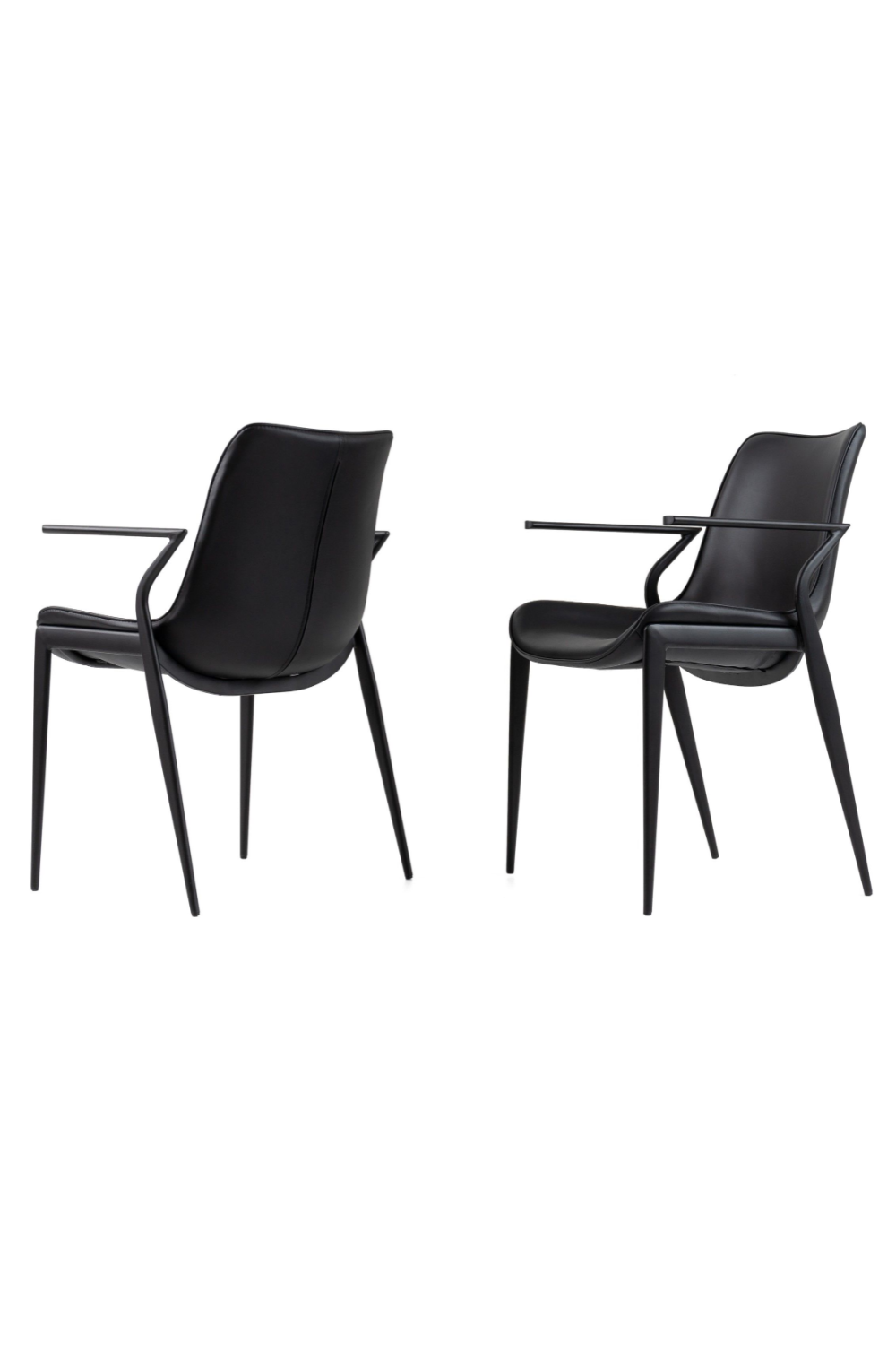   Vegan Leather Dining Chair Set (2) | Oroa.com
