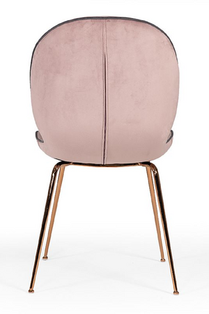   Pink Velvet Dining Chairs (2) | Oroa.com