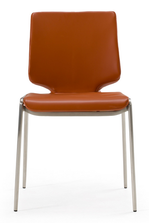   Eco-Leather Stackable Dining Chairs (2) | Oroa.com