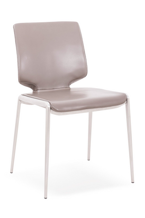   Eco-Leather Stackable Dining Chairs (2) | Oroa.com