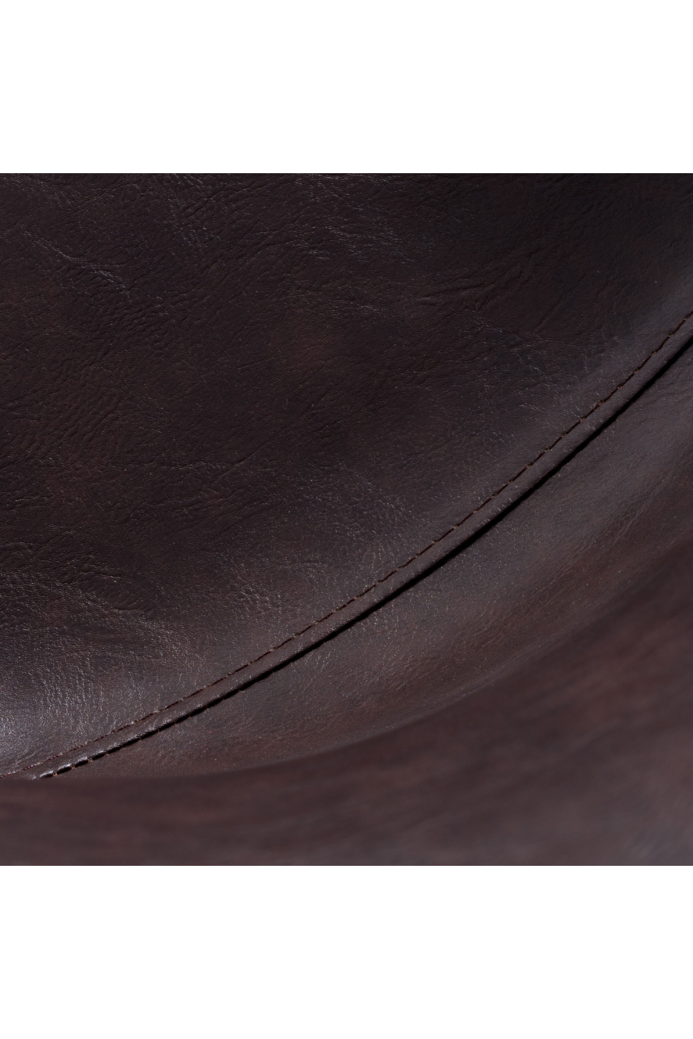   Dark Brown Eco-Leather Dining Chairs (2) | Oroa.com
