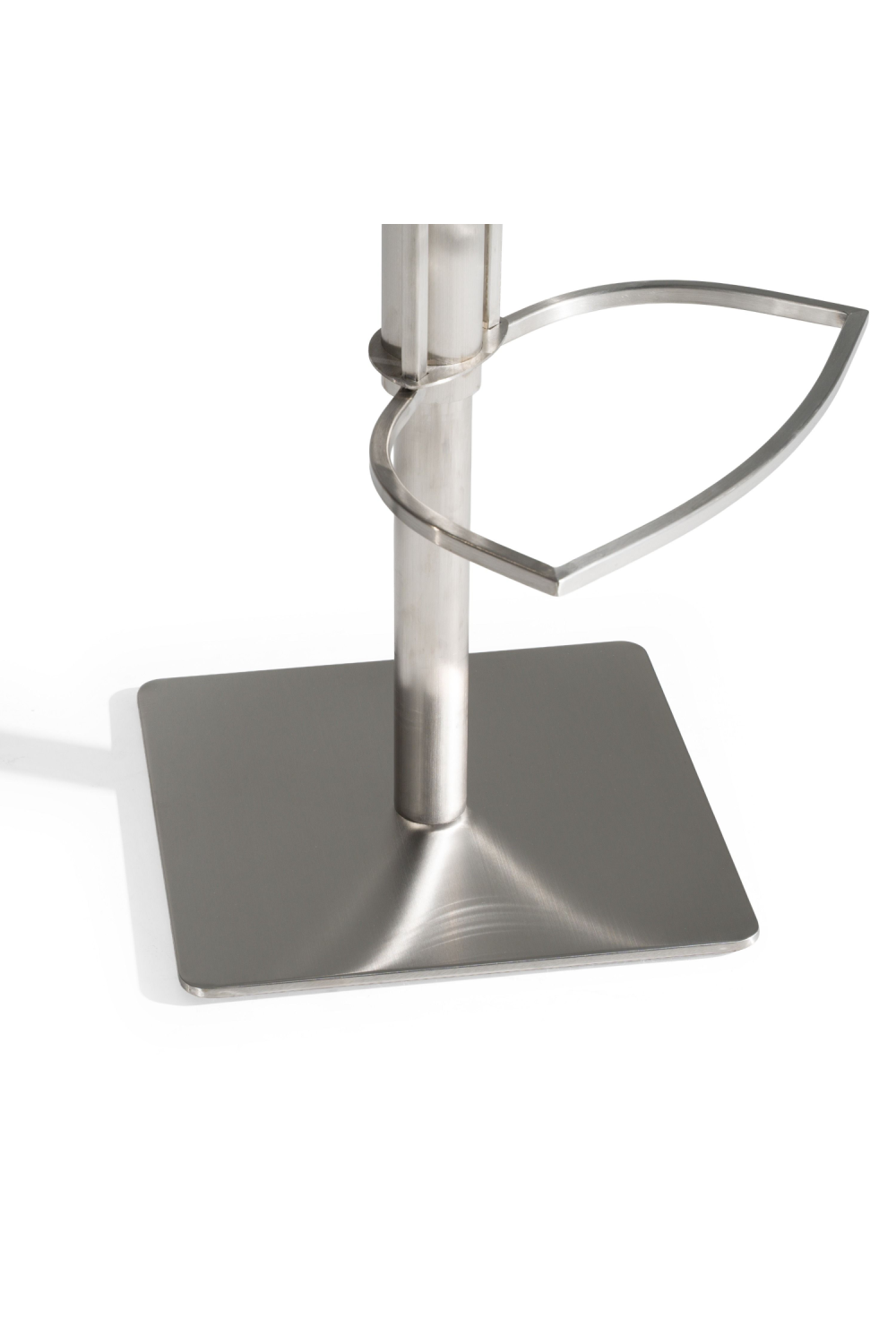   Gray Vegan Swivel Bar Stool | Oroa.com
