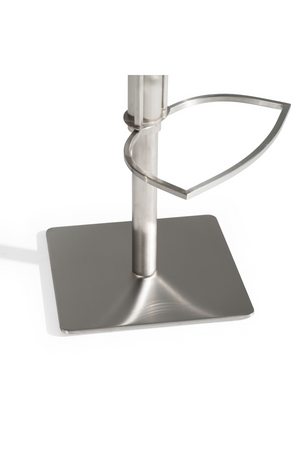   Gray Vegan Swivel Bar Stool | Oroa.com