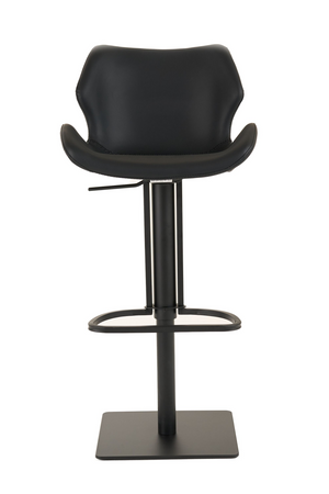  Black Eco-Leather Bar Stool | Oroa.com