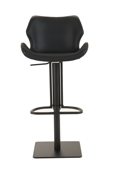  Black Eco-Leather Bar Stool | Oroa.com
