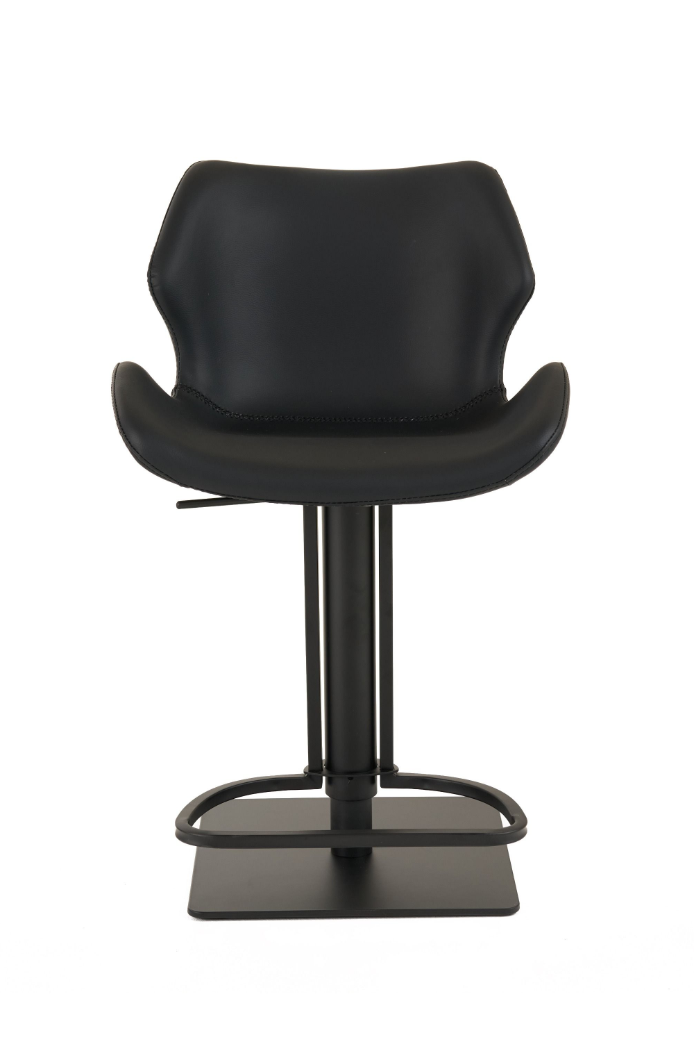   Black Eco-Leather Bar Stool | Oroa.com