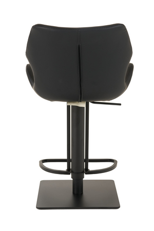   Black Eco-Leather Bar Stool | Oroa.com