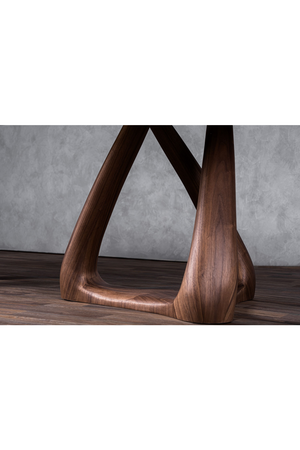   Oval Gray Glass Dining Table | Oroa.com