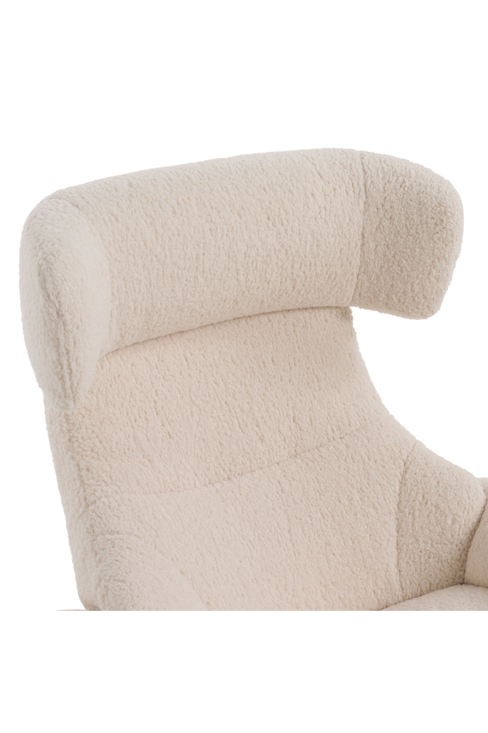   Beige Lounge Chair & Ottoman | Oroa.com