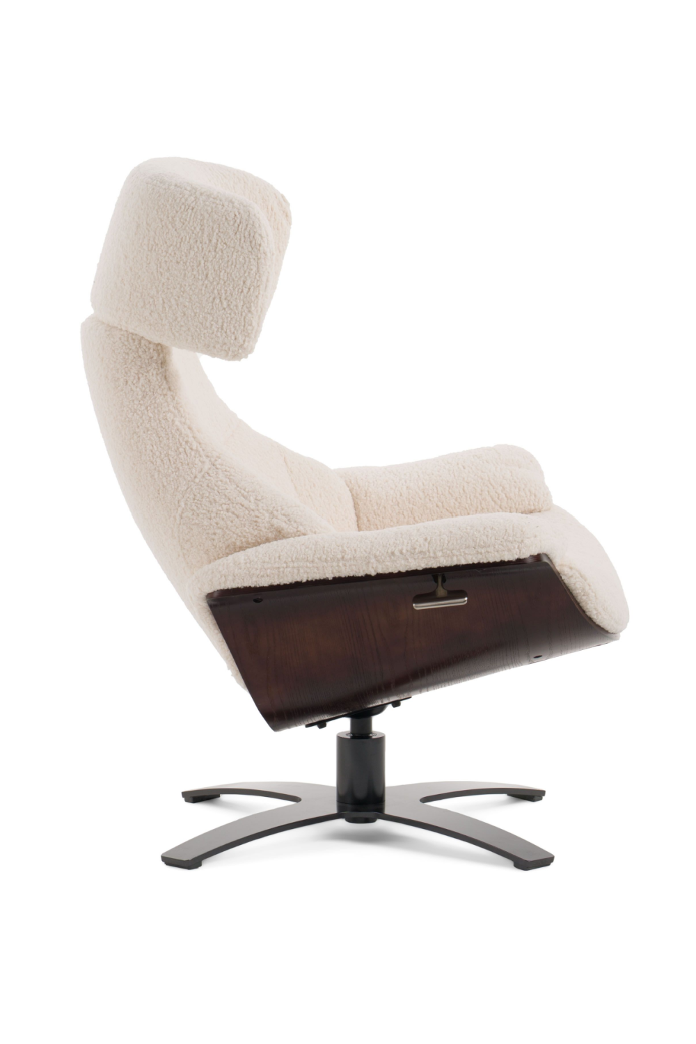   Beige Lounge Chair & Ottoman | Oroa.com